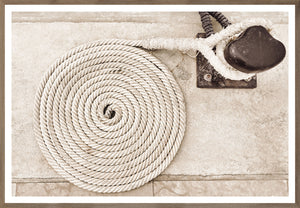 Sailing Details IV — figurative fine art print in neutral tones at Laurie Yapp Home