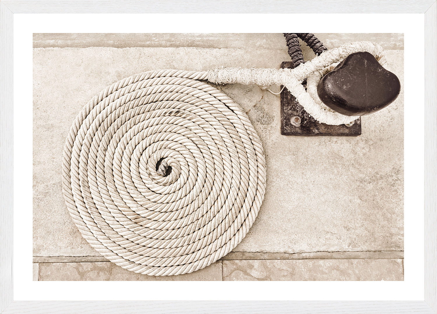 Sailing Details IV — figurative fine art print shown from another angle