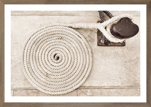 Sailing Details IV — figurative fine art print shown from another angle
