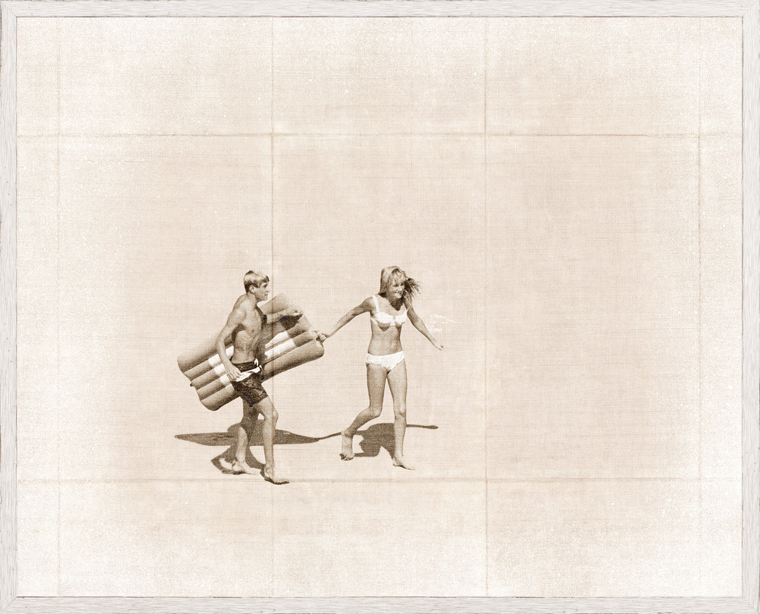 Summer Surf and Sand II C. 1966 — nature and landscape fine art print shown from another angle