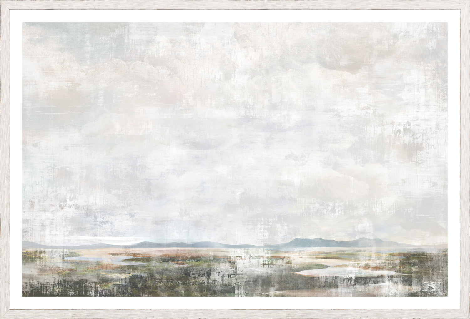 Salt Marsh I — nature and landscape fine art print shown from another angle