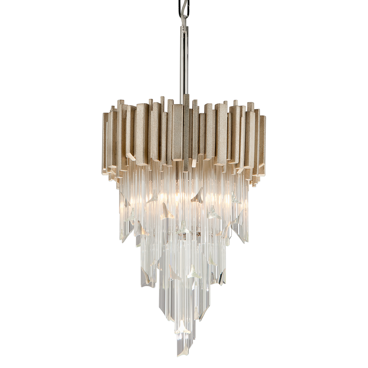 Mystique Pendant — a Corbett pendant for kitchens, entries, and dining rooms at Laurie Yapp Home.