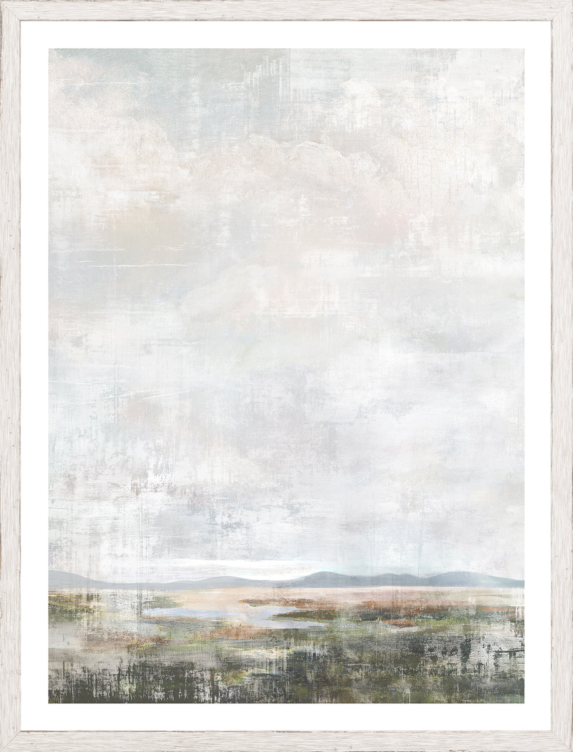 Salt Marsh III — nature and landscape fine art print shown from another angle