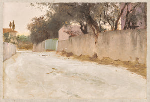 A Road in the South C. 1878 — nature and landscape fine art print in pastel tones at Laurie Yapp Home