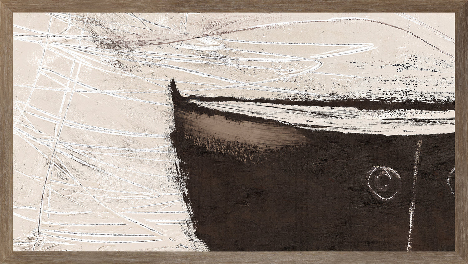 Vessel I framed art print