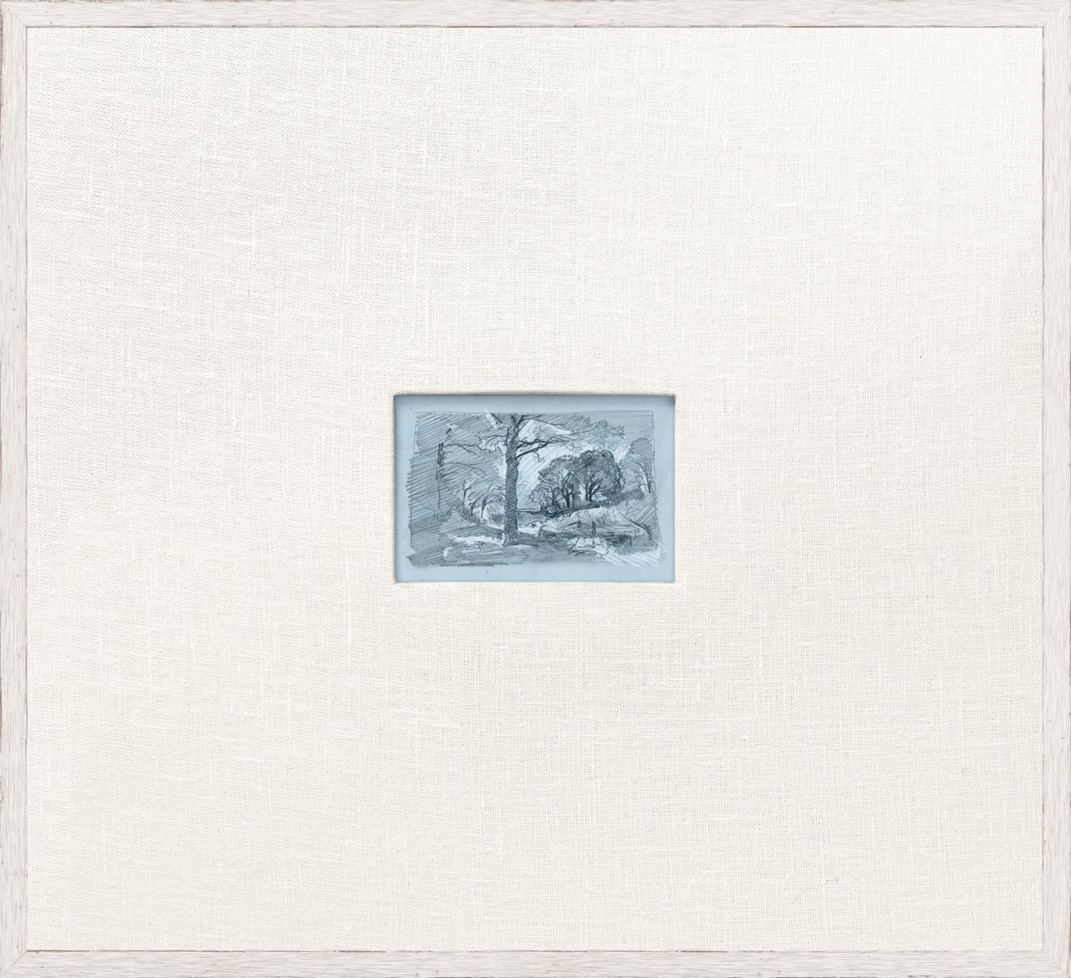 Mini Sketch III C. 1892 — nature and landscape fine art print in cool tones at Laurie Yapp Home