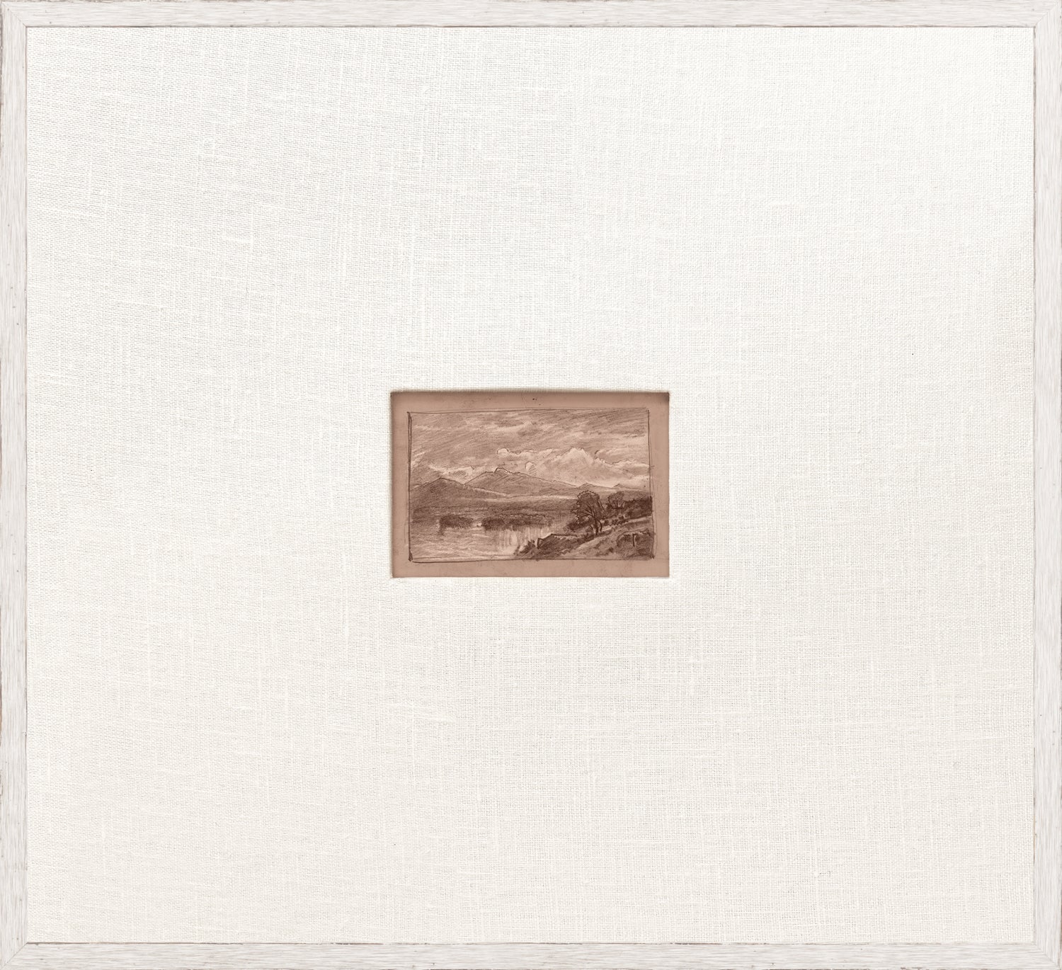 Mini Sketch IV C. 1892 — nature and landscape fine art print shown from another angle