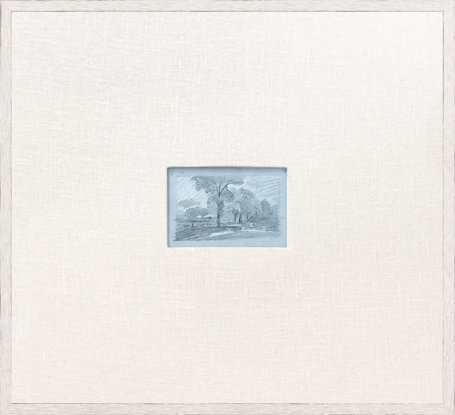 Mini Sketch V C. 1892 — nature and landscape fine art print in cool tones at Laurie Yapp Home