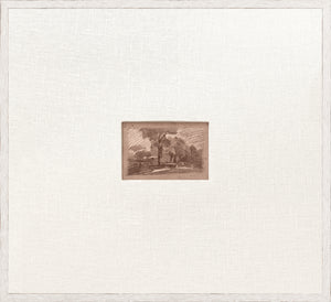 Mini Sketch V C. 1892 — nature and landscape fine art print shown from another angle