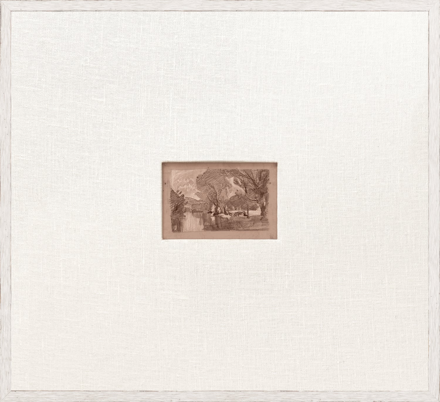 Mini Sketch VI C. 1892 — nature and landscape fine art print shown from another angle