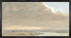 36,20 × 66,68 cm – Toile entoilée, cadre noir