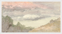 36,20 × 66,68 cm – Toile entoilée, cadre blanc