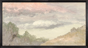 Hudson River School – Clouds Over Church’s Farm C. 1870 — nature and landscape fine art print shown from another angle