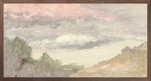 Hudson River School – Clouds Over Church’s Farm C. 1870 — nature and landscape fine art print shown from another angle