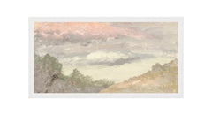 26,04 × 48,90 cm – Toile contrecollée sur panneau, cadre blanc