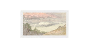 Hudson River School – Clouds Over Church’s Farm C. 1870 — nature and landscape fine art print shown from another angle