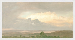 36,20 × 66,68 cm – Toile entoilée, cadre blanc