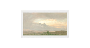 Hudson River School – Clouds Over the Hills C.1865 — nature and landscape fine art print shown from another angle