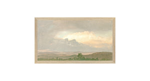 Hudson River School – Clouds Over the Hills C.1865 — nature and landscape fine art print shown from another angle