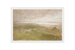 26,04 × 38,74 cm – Toile entoilée, Cadre blanc
