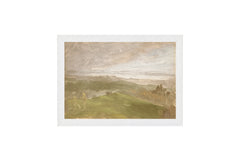 20,95 × 28,57 cm – Toile entoilée, cadre blanc