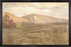 36,20 × 53,98 cm – Toile contrecollée sur carton, Cadre noir