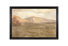 26,04 × 38,74 cm – Toile contrecollée, Cadre noir