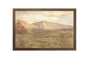 Hudson River School – Mt. Katahdin C. 1870 — nature and landscape fine art print shown from another angle