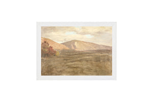 Hudson River School – Mt. Katahdin C. 1870 — nature and landscape fine art print shown from another angle