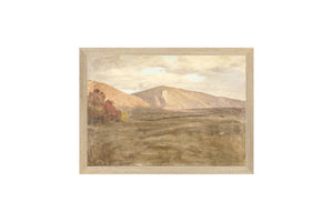 Hudson River School – Mt. Katahdin C. 1870 — nature and landscape fine art print shown from another angle