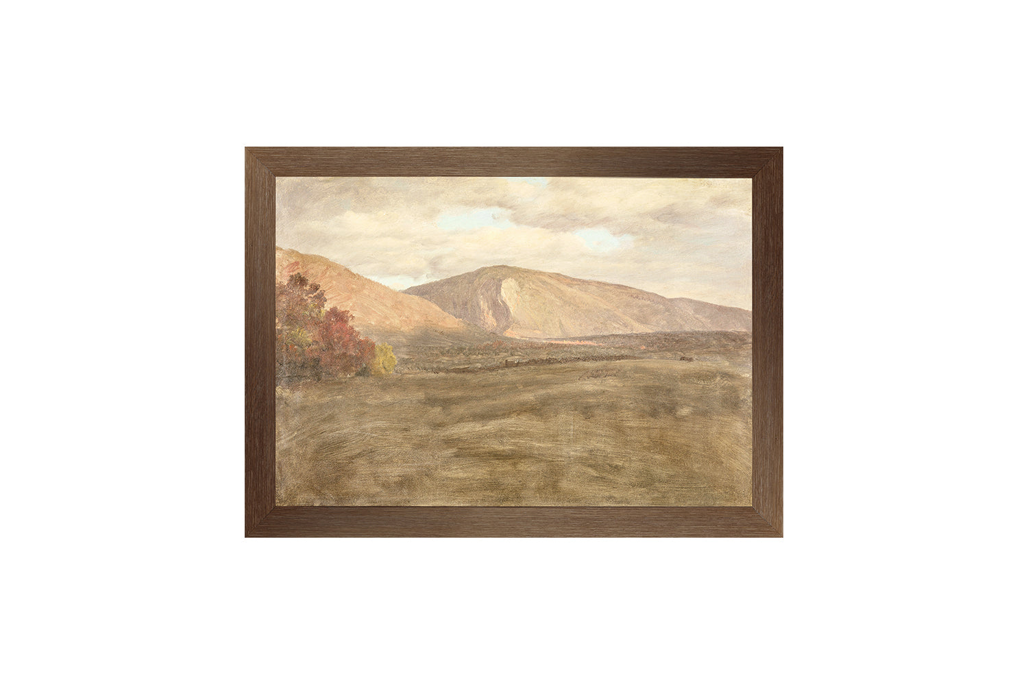 Hudson River School – Mt. Katahdin C. 1870 — nature and landscape fine art print shown from another angle