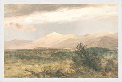 36,20 × 53,98 cm – Toile contrecollée sur panneau, cadre blanc