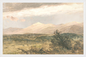 Hudson River School – Catskills at Sunset C. 1870 — nature and landscape fine art print shown from another angle