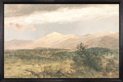 14,25 × 21,25 po – Toile sur panneau, cadre noir
