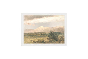 Hudson River School – Catskills at Sunset C. 1870 — nature and landscape fine art print shown from another angle
