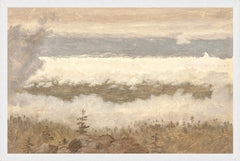 36,20 × 53,98 cm – Toile contrecollée, cadre blanc