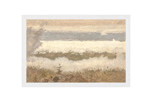 Hudson River School – Clouds from the Catskills C. 1870 — nature and landscape fine art print shown from another angle