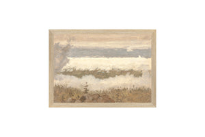 Hudson River School – Clouds from the Catskills C. 1870 — nature and landscape fine art print shown from another angle