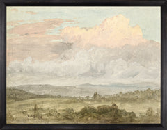 36,20 × 46,36 cm – Toile contrecollée sur panneau, cadre noir