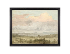 26,04 × 33,66 cm – Toile entoilée, cadre noir