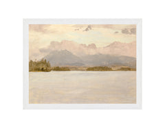 26,04 × 33,66 cm – Toile entoilée, cadre blanc