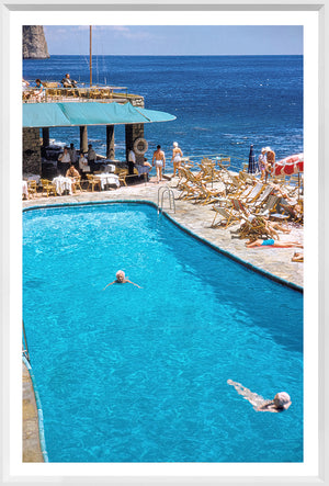 Toni Frissell Capri Ocean Side C 1959 framed art print