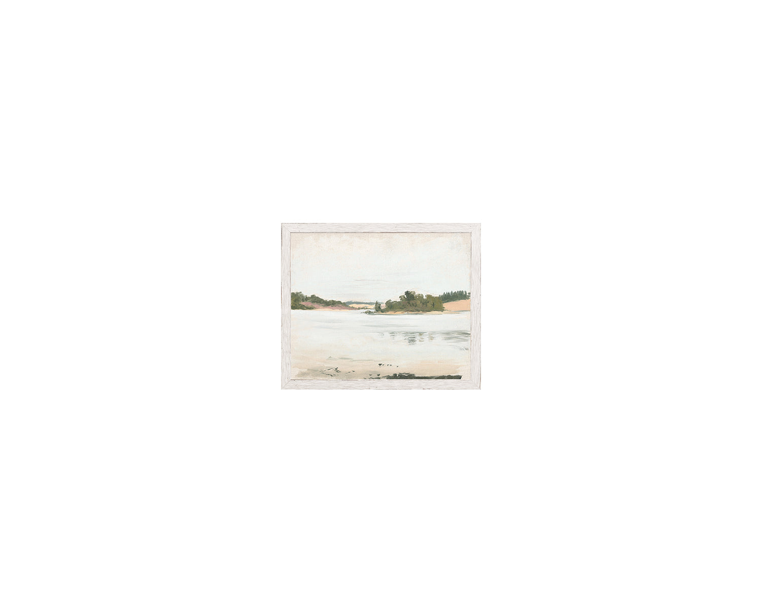 Raw Canvas Series – Inlet — nature and landscape fine art print shown from another angle