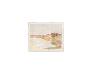 Raw Canvas Series – Pastel Reflection — nature and landscape fine art print shown from another angle