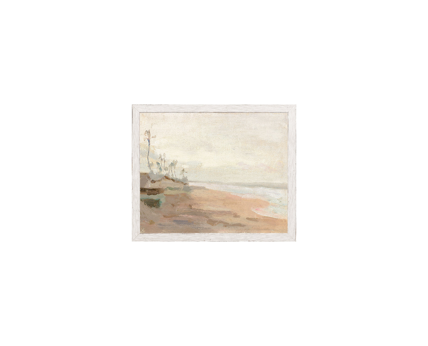 Raw Canvas Series – Low Tide — nature and landscape fine art print shown from another angle