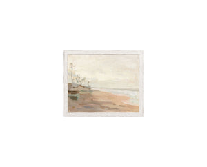 Raw Canvas Series – Low Tide — nature and landscape fine art print shown from another angle
