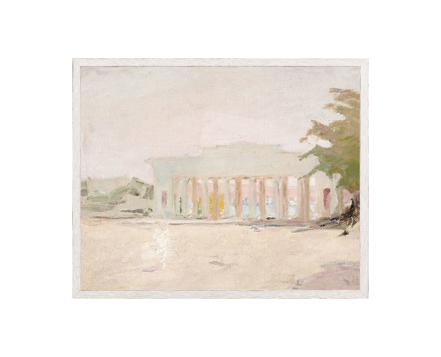Raw Canvas Series – Ruins — architecture and travel fine art print in cool tones at Laurie Yapp Home