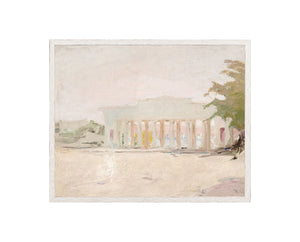 Raw Canvas Series – Ruins — architecture and travel fine art print in cool tones at Laurie Yapp Home