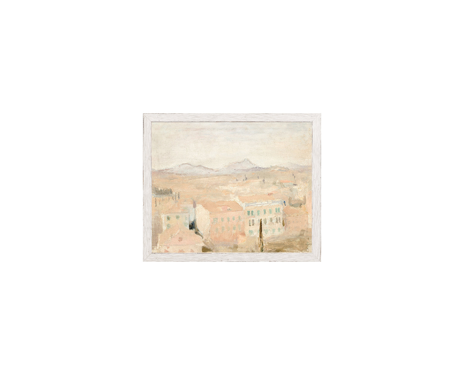 Raw Canvas Series – View from the Balcony — architecture and travel fine art print shown from another angle