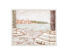 53,34 × 43,18 cm – Huile sur carton entoilé